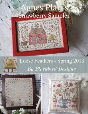 Blackbird Designs - Agnes Platt's Strawberry Sampler - Loose Feathers #48