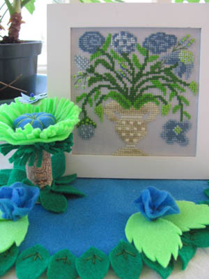 By the Bay Needleart - A Little Blue for You