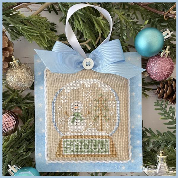 Country Cottage Needleworks - Pastel Collection 4 - Snow Globe