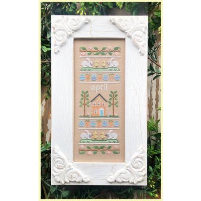 Country Cottage Needleworks - Sampler of the Month - April