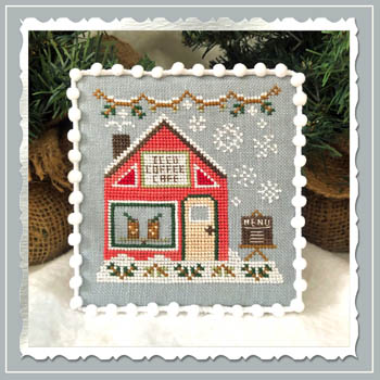 Country Cottage Needleworks - Snow Village - Part 10 - Iced Coffee Cafe