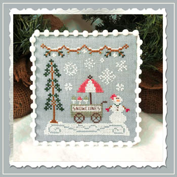 Country Cottage Needleworks - Snow Village - Part 11 - Snow Cone Cart