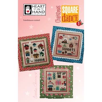 Heart in Hand Needleart - Christmas Square Dance 1