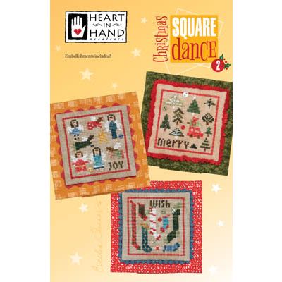 Heart in Hand Needleart - Christmas Square Dance 2