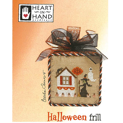 Heart in Hand Needleart - Halloween Frill