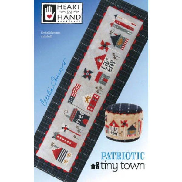 Heart in Hand Needleart - Patriotic Tiny Town