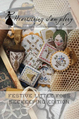Heartstring Samplery - Festive Little Fobs - Beekeeping Edition