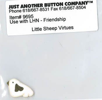 Just Another Button Company - Little Sheep Virtues #9 - Friendship Button Pack