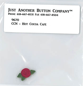 Just Another Button Company - Santa's Village #12 - Hot Cocoa Cafe Button Pack