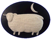 Kelmscott Designs - Sheep at Night Needleminder
