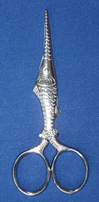 Kelmscott Designs - Silver Swordfish Scissors