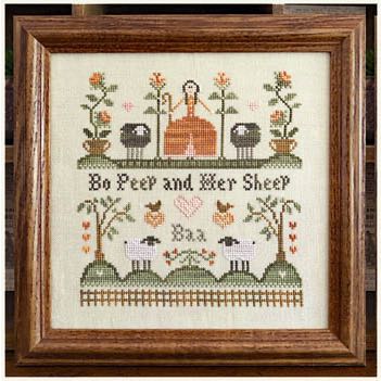 Little House Needleworks - Bo Peep and her Sheep
