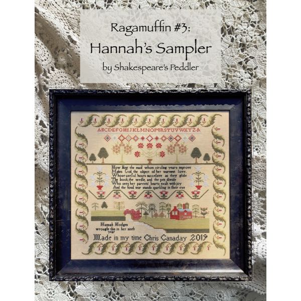 Shakespeare's Peddler - Ragamuffin #3 - Hannah's Sampler