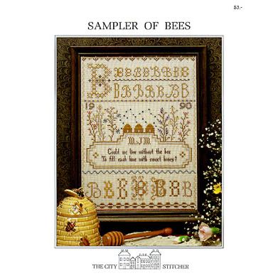 The City Stitcher - Sampler of Bees
