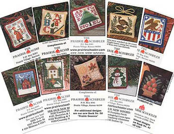The Prairie Schooler - Mini Card Collection B - Priaire Seasons