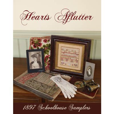 1897 Schoolhouse Samplers - Hearts Aflutter