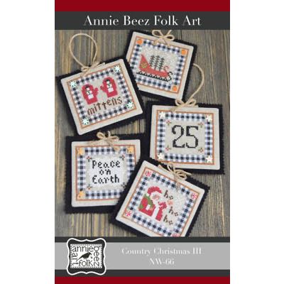 Annie Beez Folk Art - Country Christmas III