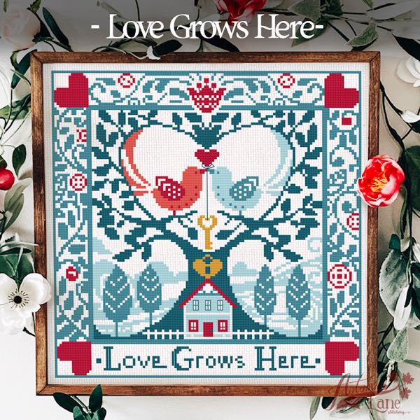 Autumn Lane Stitchery - Love Grows Here