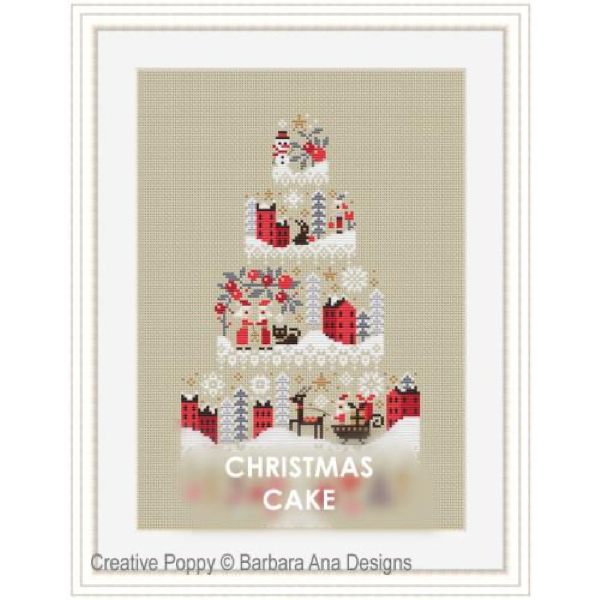 Barbara Ana Designs - Christmas Cake