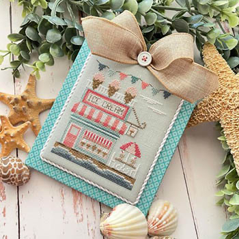 Country Cottage Needleworks - Beach Boardwalk - Part 1 - Ice Cream Shop