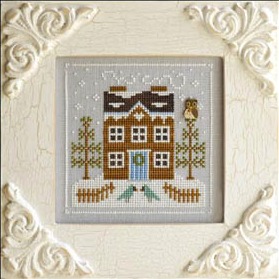 Country Cottage Needleworks - Frosty Forest Part 5 - Bluebird Cabin
