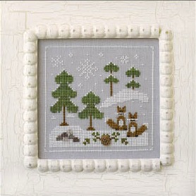 Country Cottage Needleworks - Frosty Forest Part 6 - Snowy Foxes
