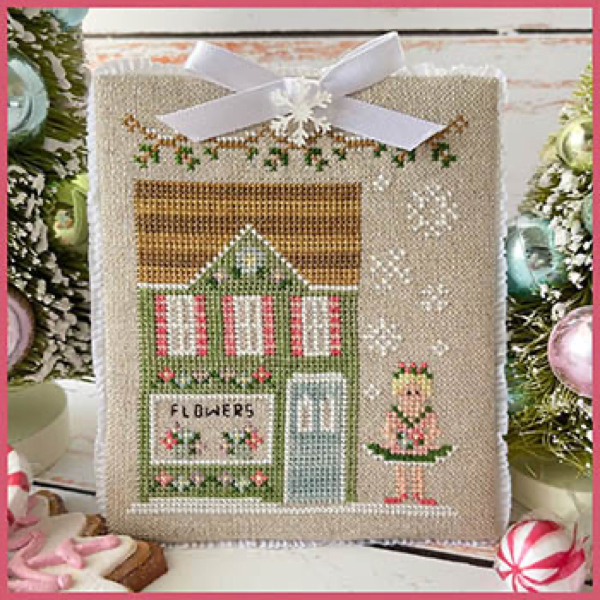 Country Cottage Needleworks - Nutcracker Village - Part 10 - Dew Drop Flower Shop