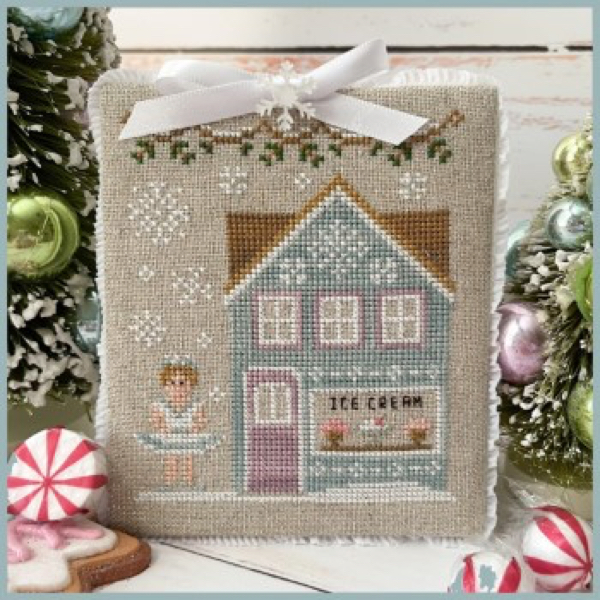 Country Cottage Needleworks - Nutcracker Village - Part 5 - Snow Queen's Ice Cream Shop