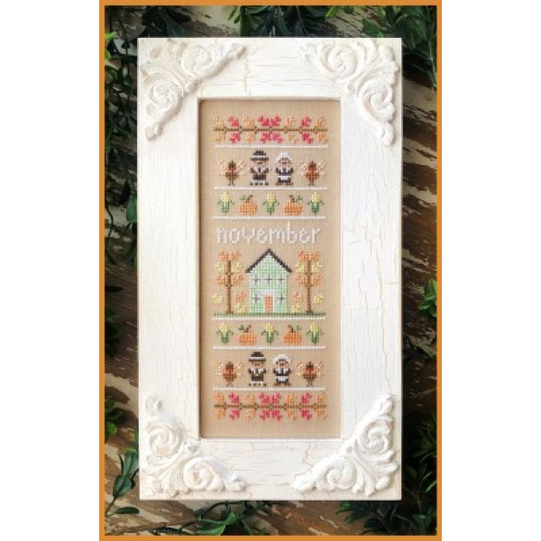 Country Cottage Needleworks - Sampler of the Month - November