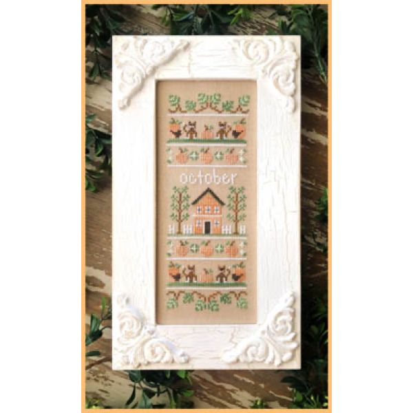 Country Cottage Needleworks - Sampler of the Month - October
