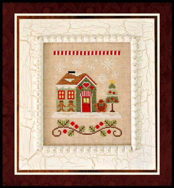 Country Cottage Needleworks - Santa's Village #10 - Gingerbread Emporium