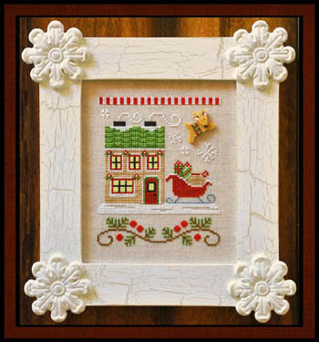 Country Cottage Needleworks - Santa's Village #9 - Santa's Sleighworks