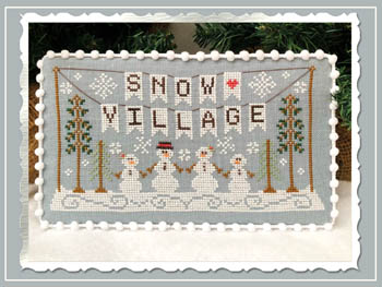 Country Cottage Needleworks - Snow Village - Part 1 - Banner