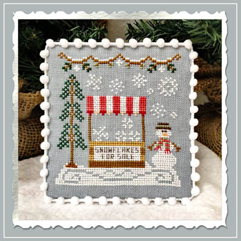 Country Cottage Needleworks - Snow Village - Part 3 - Snowflake Stand