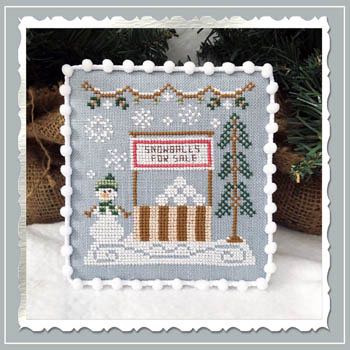 Country Cottage Needleworks - Snow Village - Part 8 - Snowball Stand