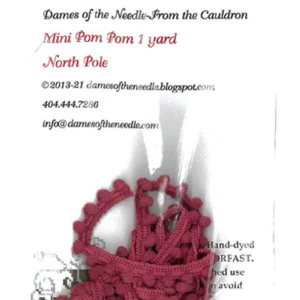 Dames of the Needle - North Pole Mini Pom Pom
