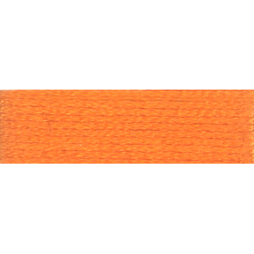 Matassa DMC Mouliné Numero 741 - Cotone 6 Fili, 8 Metri - Colore Arancione Mandarino Per Punto Croce E Ricamo