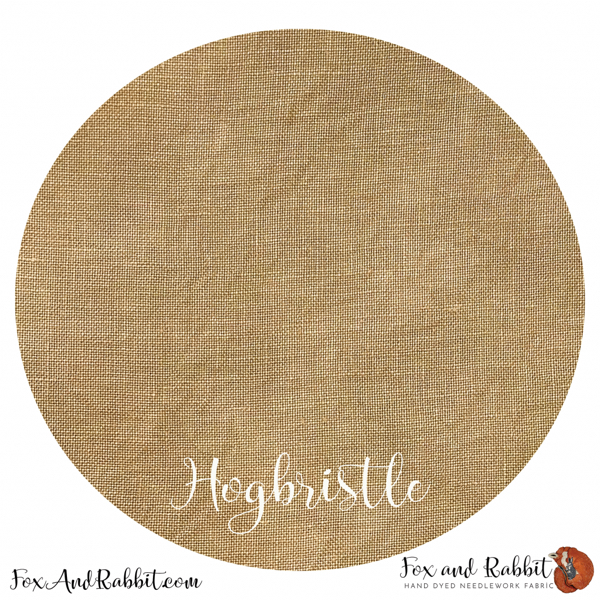 Fox and Rabbit - 36ct Hogbristle linen