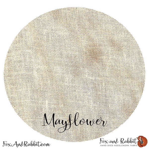 Fox and Rabbit - 32ct Mayflower linen