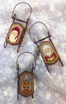 Foxwood Crossings - Sled Ornaments - Sled Heads