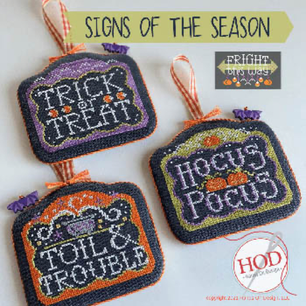 Hands on Design - Fright This Way #1 -  Signs of the Season