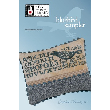Heart in Hand Needleart - Bluebird Sampler