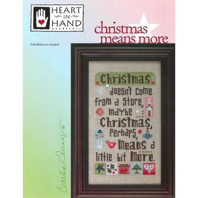 Heart in Hand Needleart - Christmas Means More