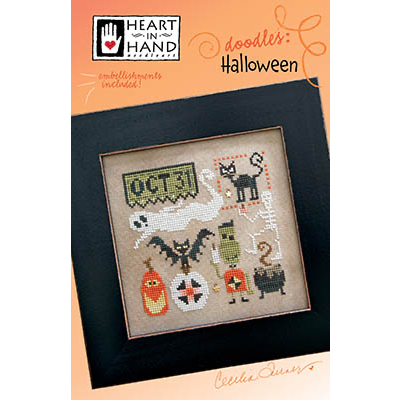 Heart in Hand Needleart - Doodles: Halloween