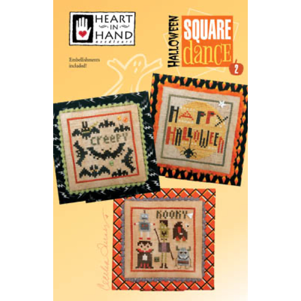 Heart in Hand Needleart - Halloween Square Dance 2