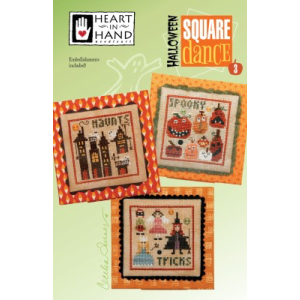 Heart in Hand Needleart - Halloween Square Dance 3