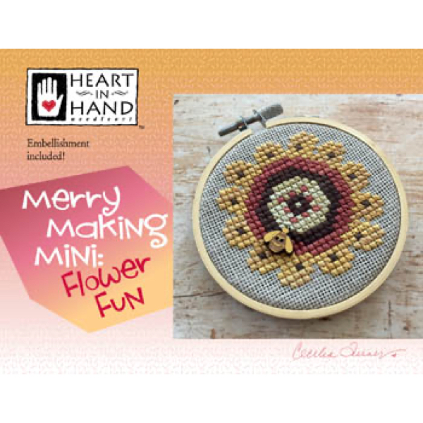 Heart in Hand Needleart - Merry Making Mini: Flower fun