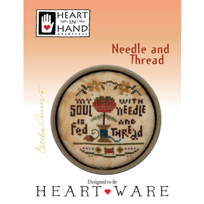 Heart in Hand Needleart - Needle and Thread
