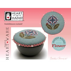 Heart in Hand Needleart - Pocket Round - Flower