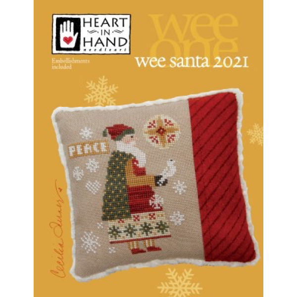 Heart in Hand Needleart - Wee Santa 2021